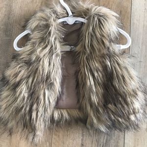 Baileys Blossom Baby Fur Vest